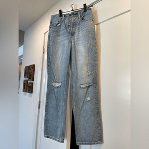 Aritzia Joni High Rise Loose 29L Jeans
